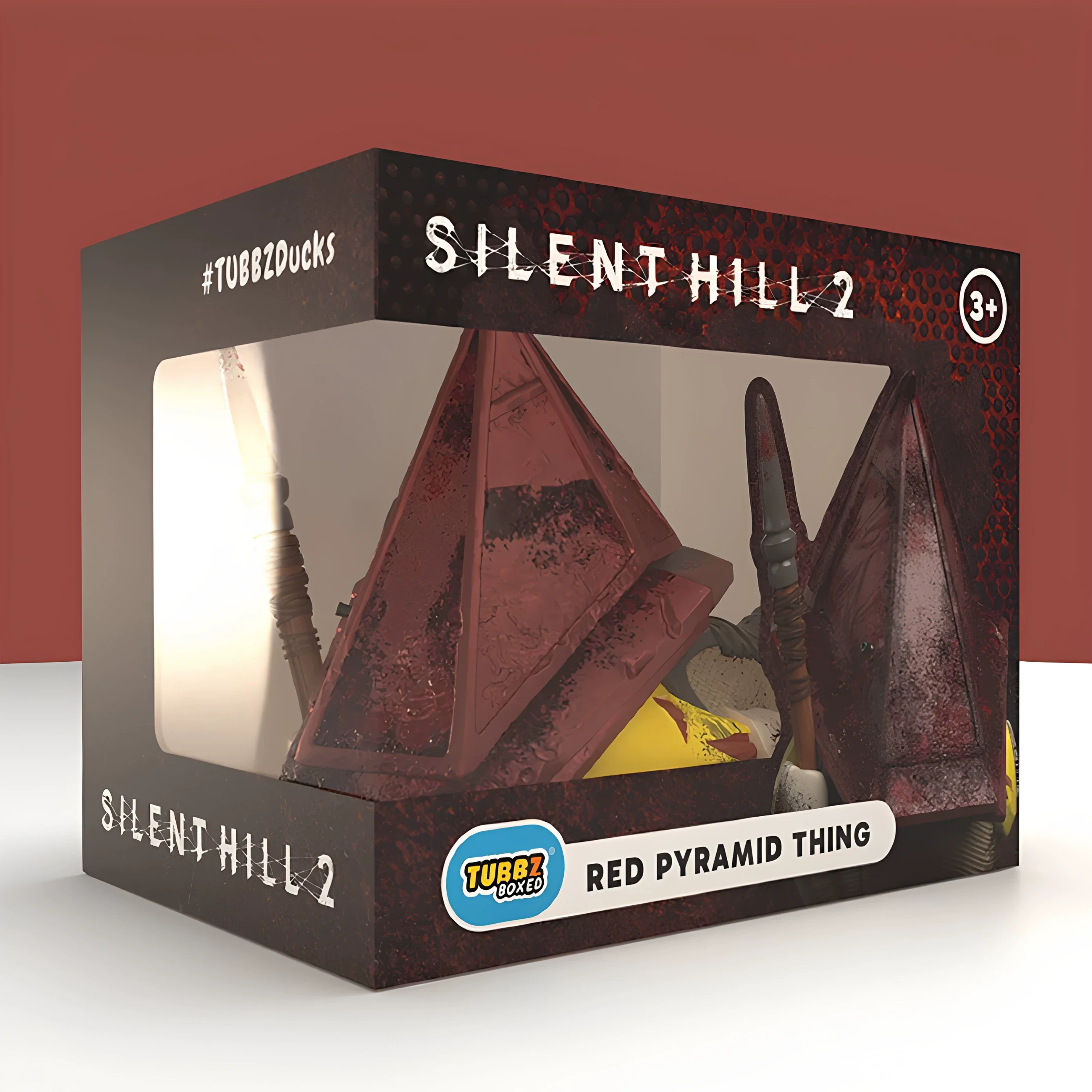 

Original Tubbz Silent Hill Yellow Duck Pyramidhead Collectable Figure For Cosplay Horror Game Ornament Collectible Fans Gift