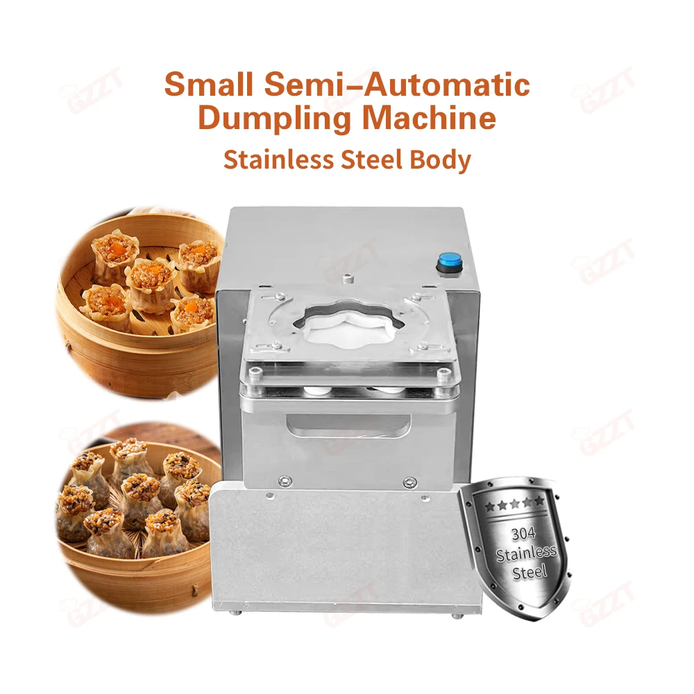 سعر المصنع مطعم فندق قاعة الطعام استخدام مخصص شبه التلقائي زلابية Wonton Siomai Momo Jiaozi ماكينة تشكيل