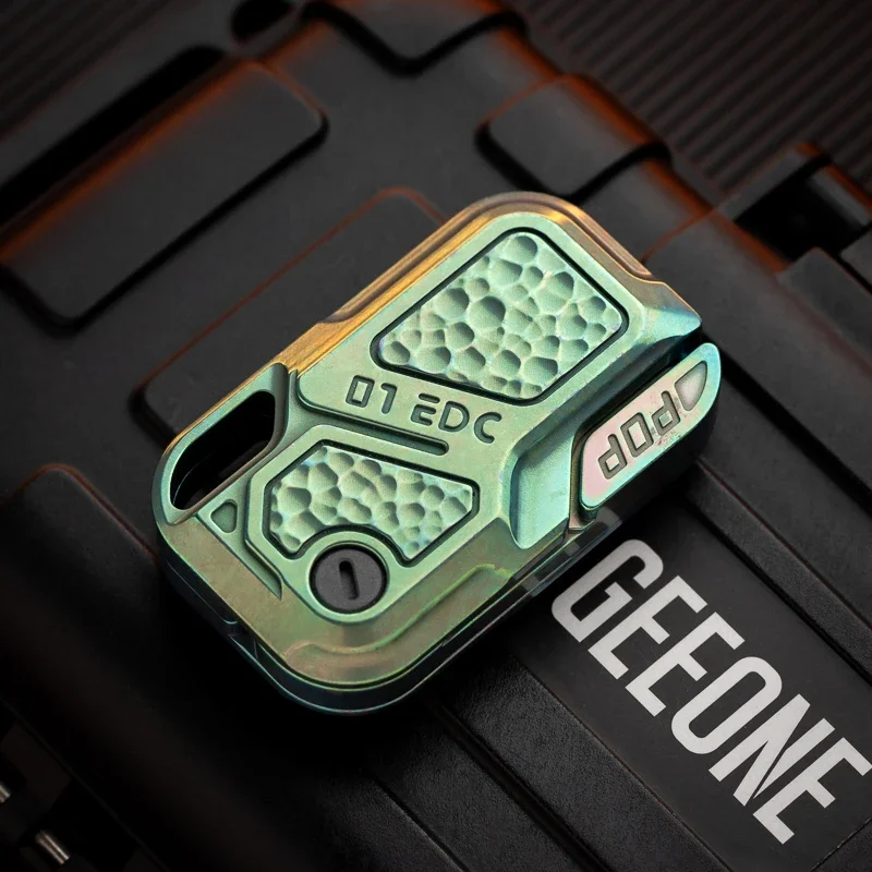 

POP Dump Cards EDC Push Cards Snap Coins Mechanical Metal Fingertip Push Cards Decompression Stress Relief Desktop Toys Gifts