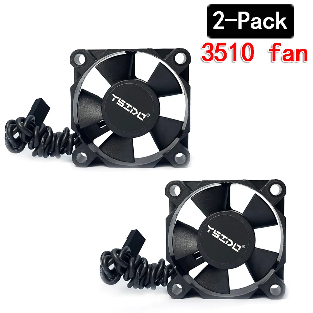 2 Stücke YSIDO 3010 3510 4010 4510 5010 RC Auto Motor ESC Lüfter für RC Auto 1/8 1/10 1/12 Skala RC Auto 540 550 Bürstenlosen Motor – Detail 4