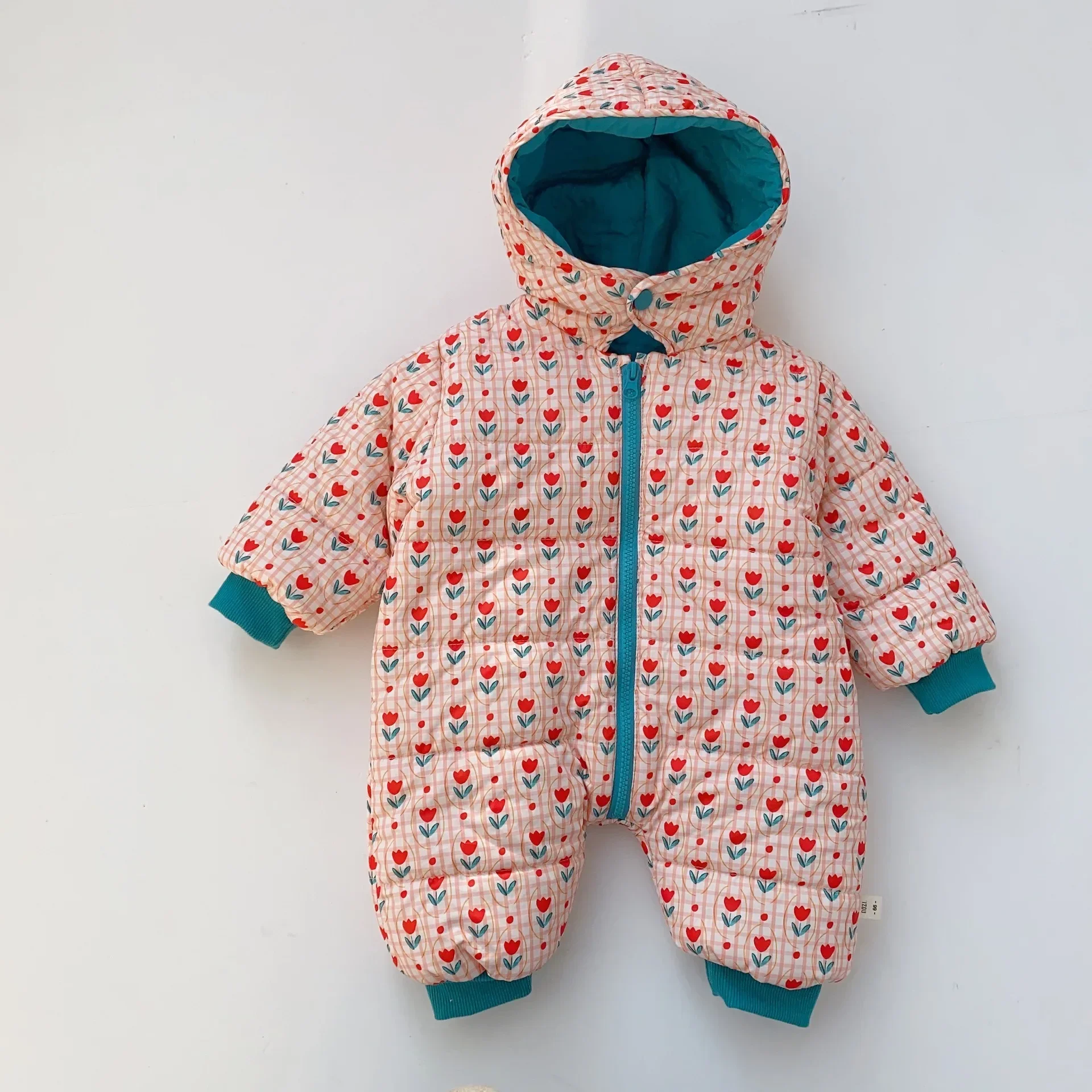 

Newborn Clothes Baby Jumpsuit Winter New Conjoined Cotton-padded Boy's One Piece Clothes Baby Girl Warm Clothes