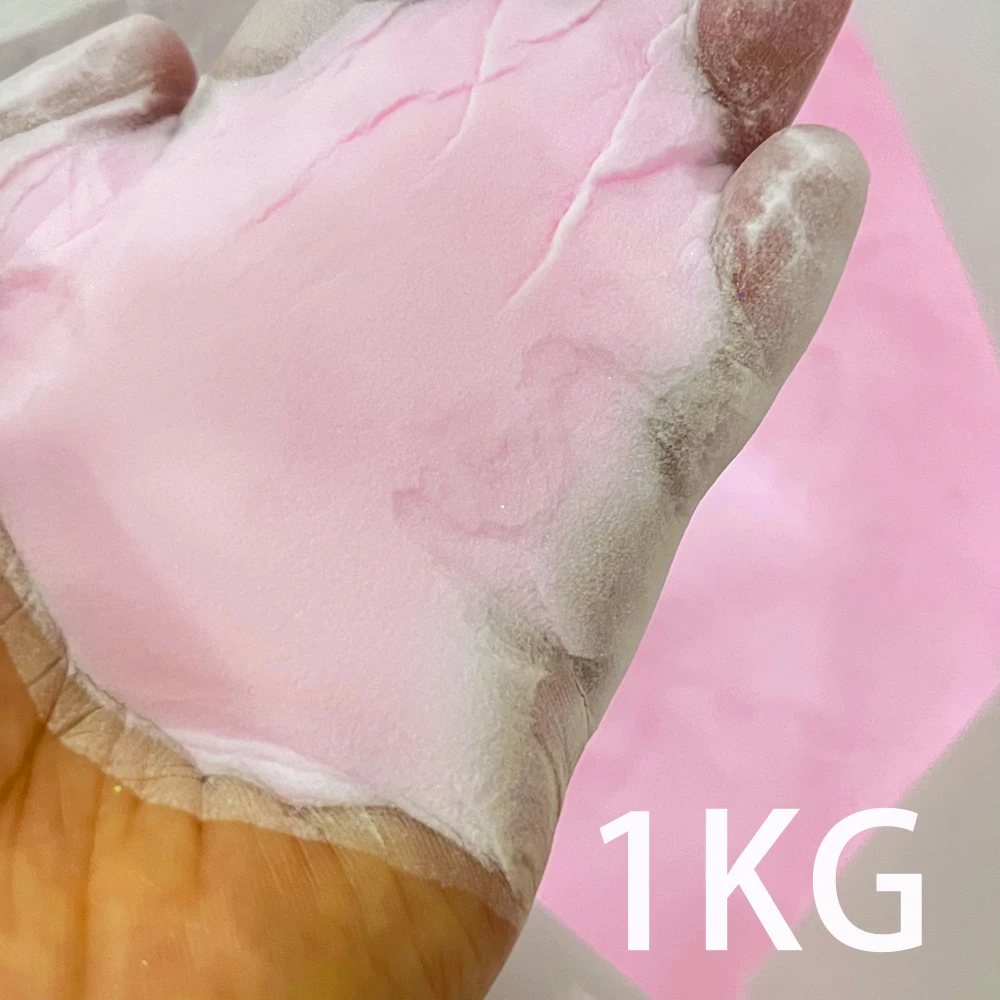 1 キロピンクネイルアクリルパウダープロフェッショナル 3in1 エクステンション/構築/浸漬固体クリスタルパウダー DIY 顔料爪彫刻用
