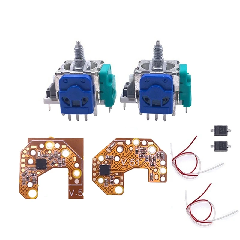 

2PCS Hall Joystick+Calibration Board For Elite 2 Gamepad Hall Effect & Hall Joystick Center/Outer Ring Calibration-A22K