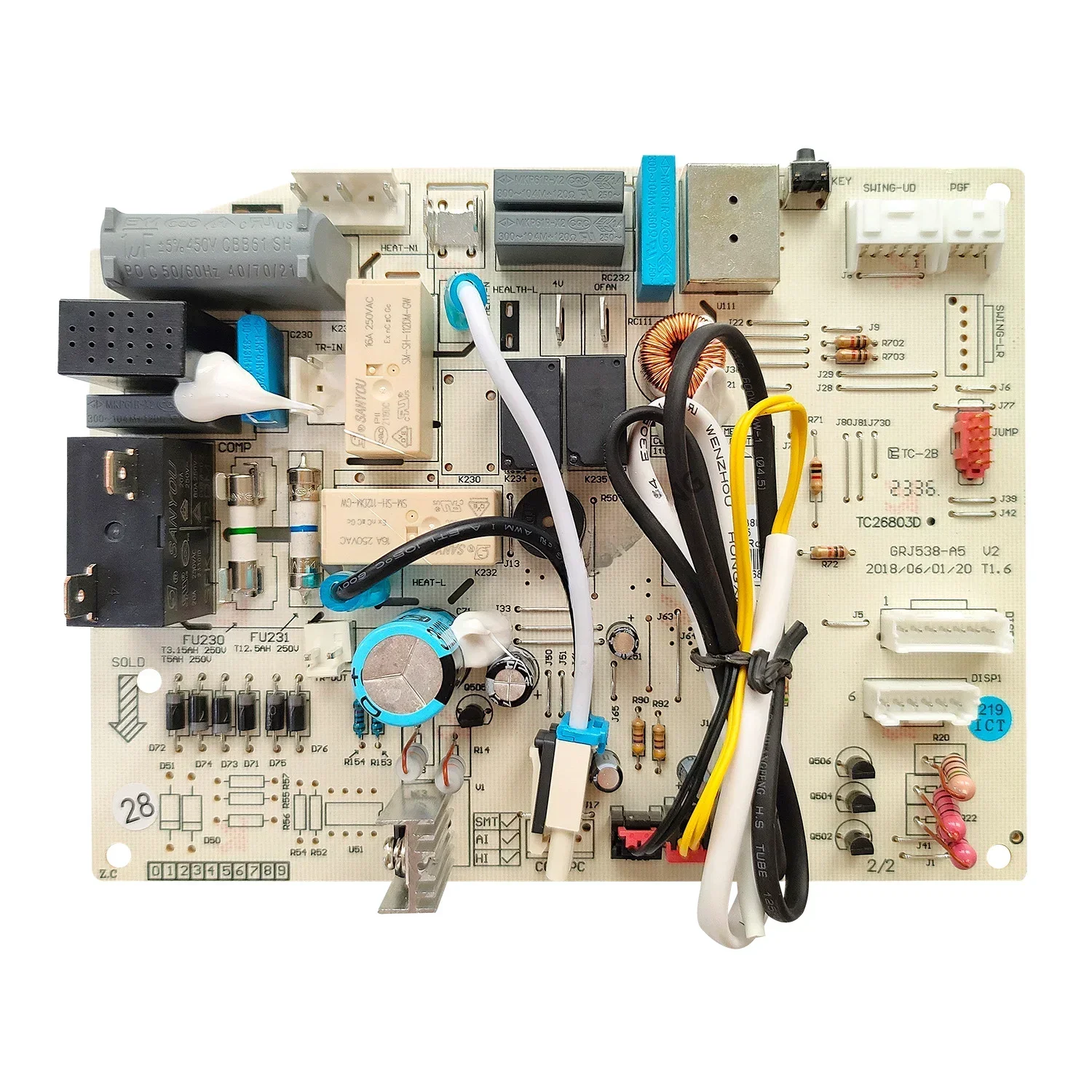 carte-d'ordinateur-de-carte-principale-de-l'unite-interieure-du-climatiseur-applicable-au-climatiseur-30145050-m538f3-bc