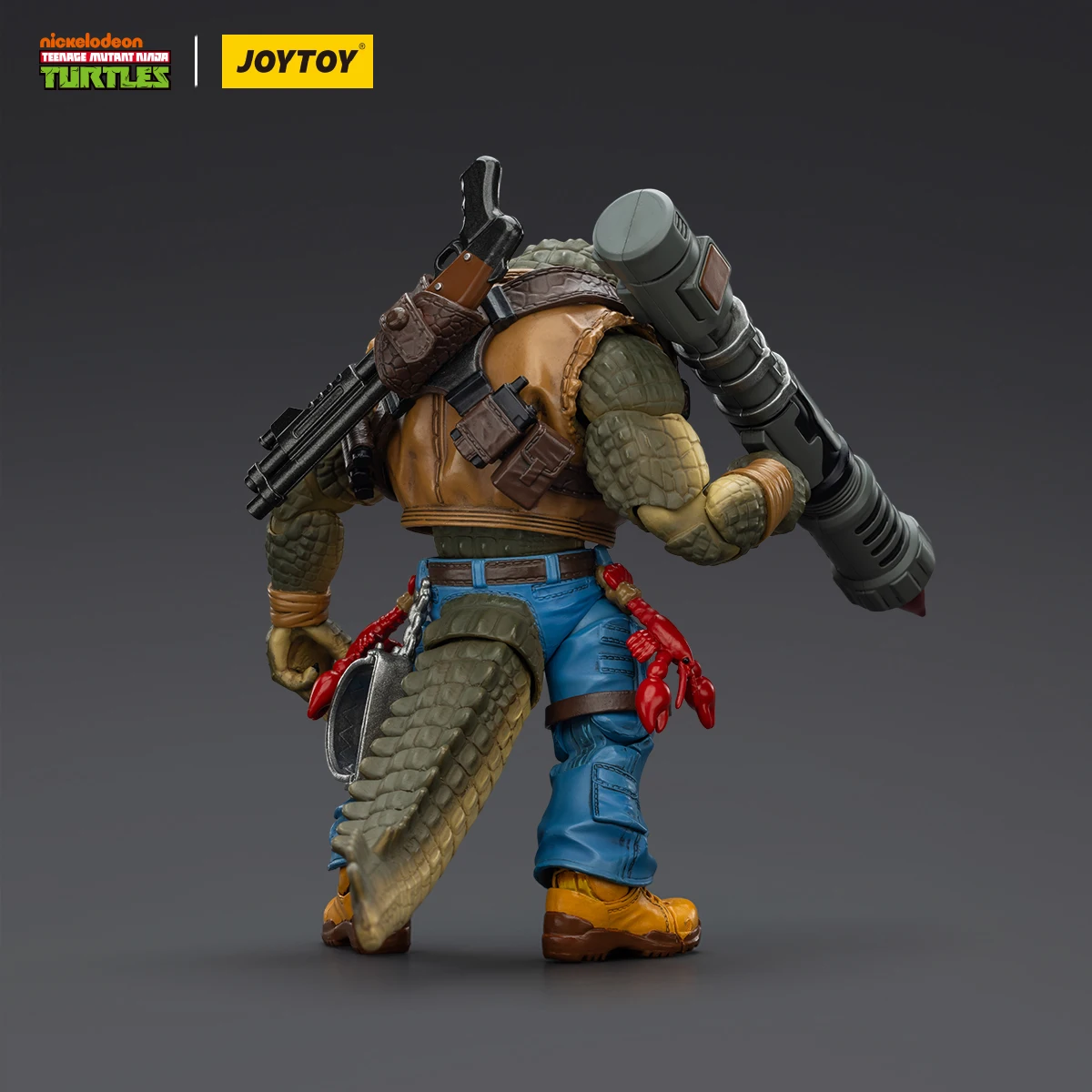 Joytoy adolescente mutante ninja tartarugas 1/18 figura de ação tmnt-leatherhead coleção modelo brinquedo decoração menino presentes de aniversário