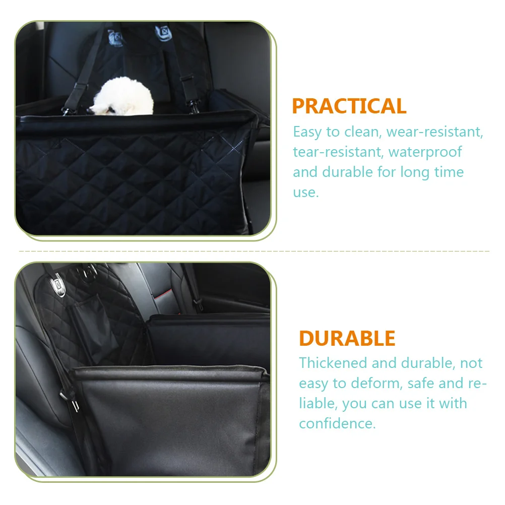 

Dog Car Bed Waterproof Non slip Thickened Durable Plastic Storage Pet Seat Cushion Travel Washable Vehicle Mounted Large Medium