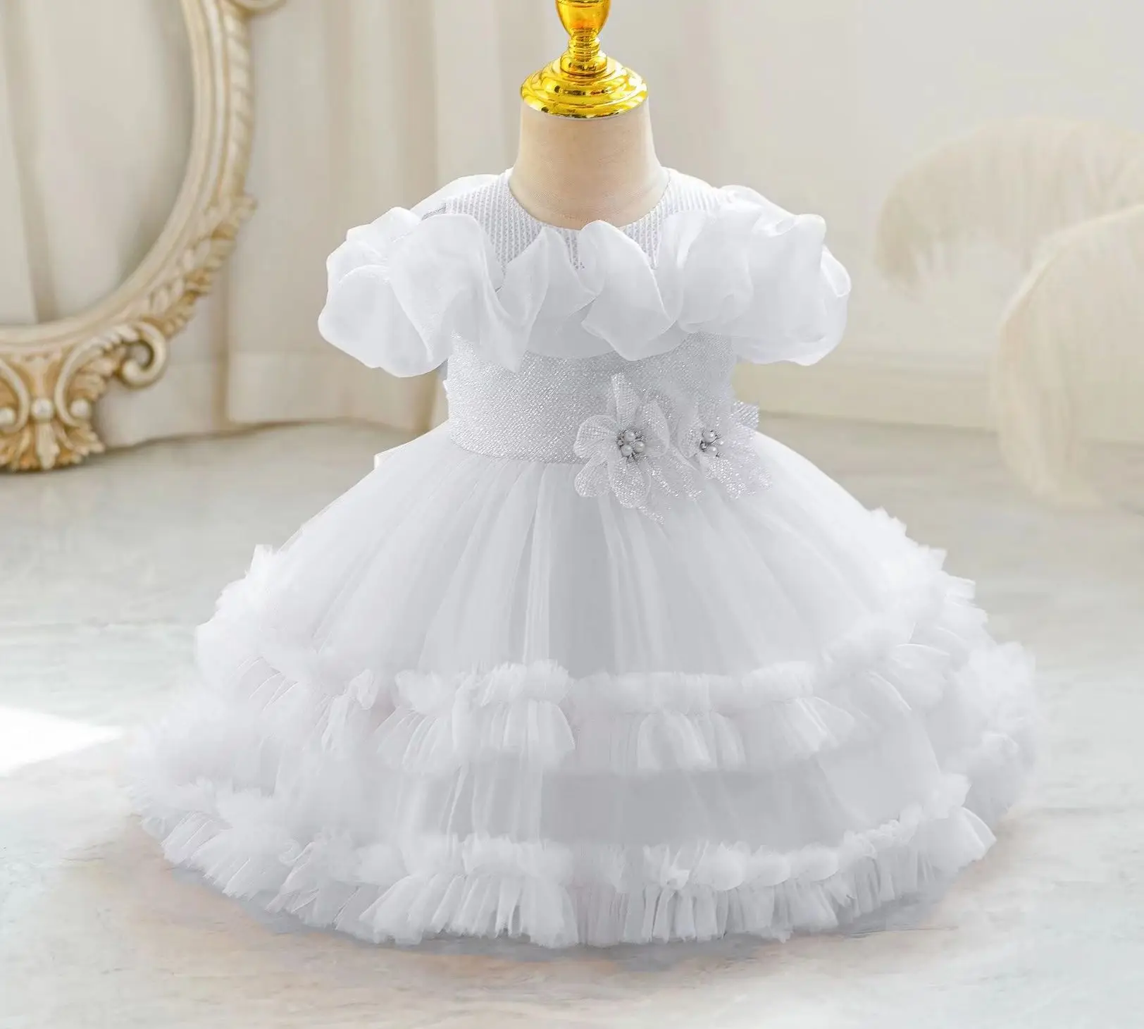 Baby Girl Princess Dress Kid Girls' Dresses Tutu Puffy Girly Clothes Ball Gown