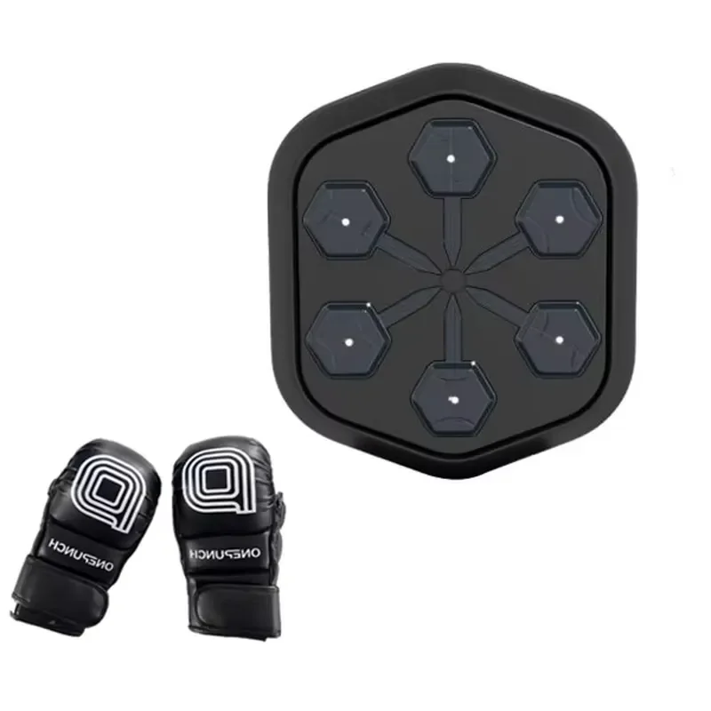 Smart Music Boxing Target Wall Mounted Punching Pad Low Noise Training Equipment for Home Gym Fitness Workout Gear