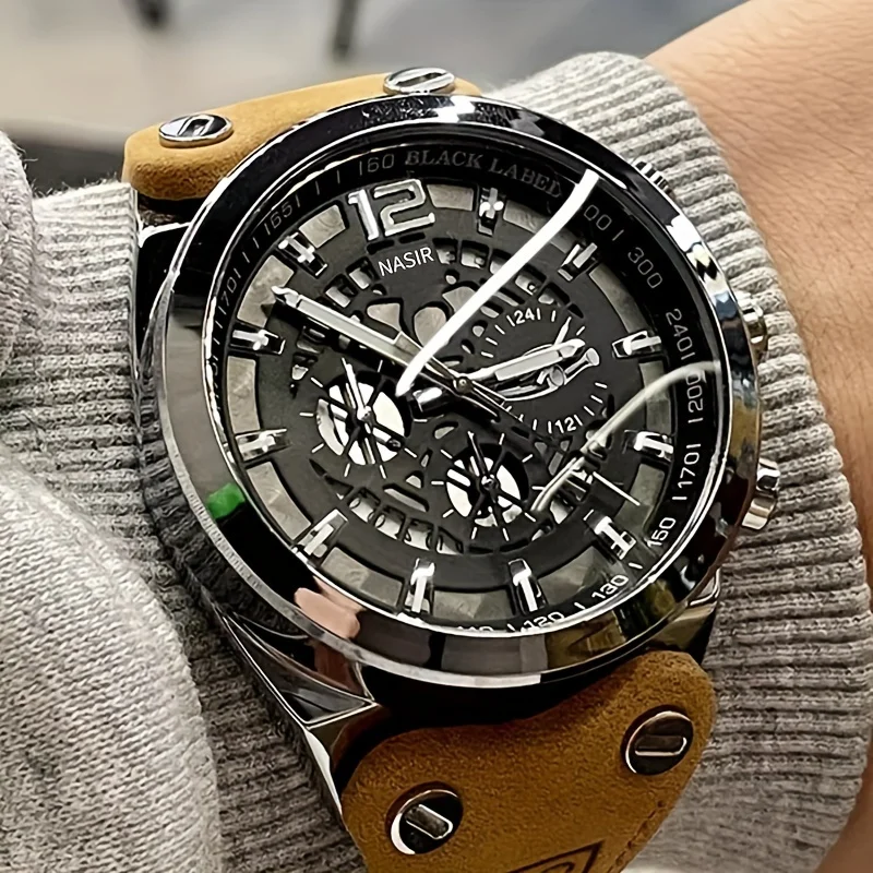 

Brand Authentic Watch Men's Wormhole Concept Men's Trendy Fashion Men's Large Dial Men's Style High Grade Sports Watch