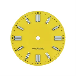 28.5mm Watch Dials Yellow for NH35 NH38 Movement No Date with BGW9 Lume 6EJl1PCQ