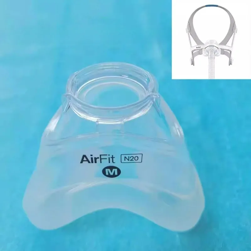

Original Silicone Head Nose Cushion Replacement Accessories Ventilator Sleeping Face Mask N20 Accessories Silicone Pad S/M/L