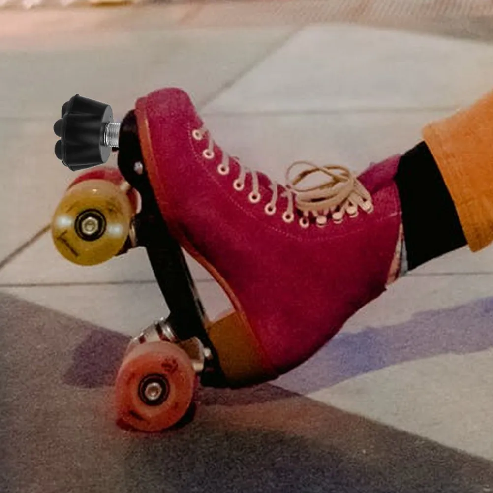 

2Pcs Premium Rubber Roller Skate Brakes Toe Stopper Replacement for Adult Youth Skaters Strong Grip Adjustable Height