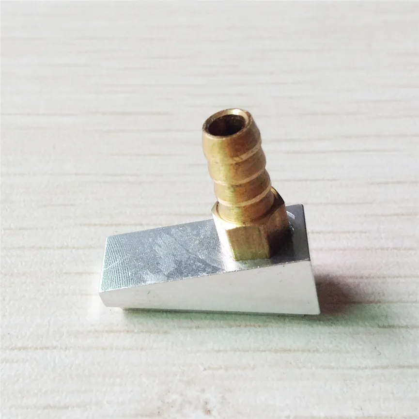 Single Water Pickup Seat, M6 Brass Nipple Hull Inlet Mount for RC Model Boat