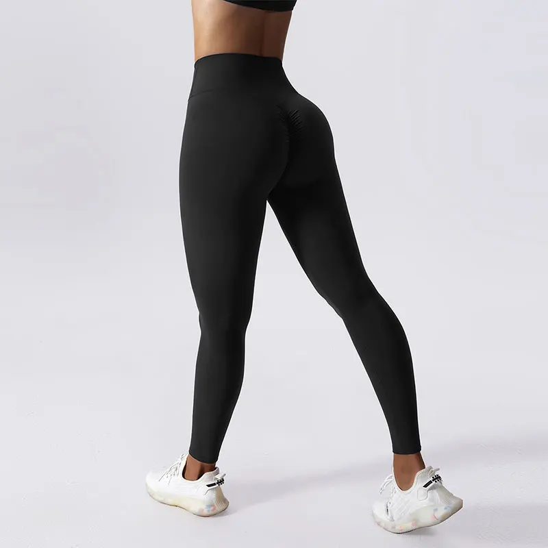 Yoga Women Hip Lifting Fitness Leggings Running Cycling Pants Breathable Sports Leggings High Waist Summer Workout Gym Clothing