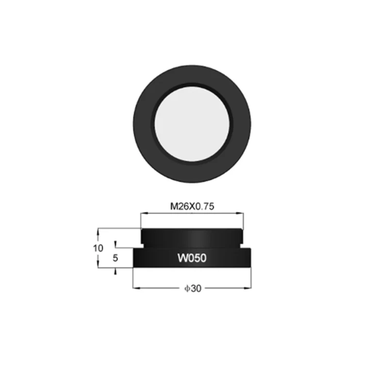 Objectif de microscope W050 W100