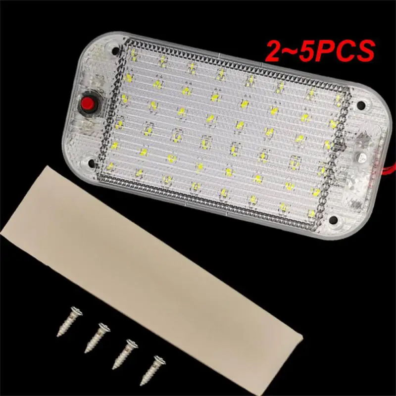 2~5PCS LED Panel Light Car Interior Reading Lamp High Brightness Cabin Lights for Van Truck RV Boat Camper Lights Strip 12V-24V