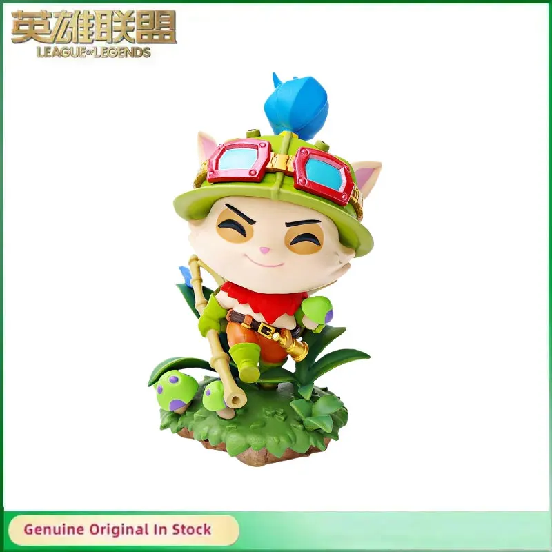 

Original LOL League of Legends The Swift Scout Teemo Q Version Game Anime Figures Collectible Ornaments Model Toys Gift