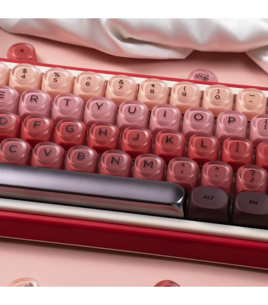 

Keycap Sublimation PBT + PC Girls Cute Ball Cap Customized Wooting Mechanical Keyboard