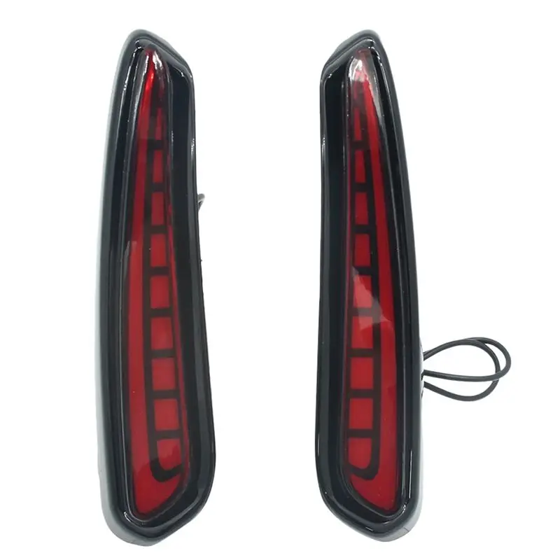 

Powerful For Honda Civic Type R 2023 2024 3 In 1 Rear Bumper Reflector Brake Light Turn Signal Lamp DRL Tail Lights