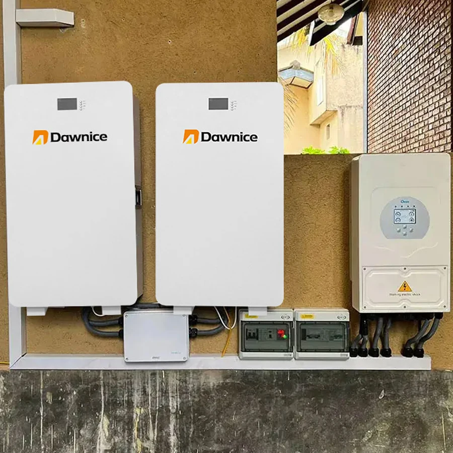 8000+ Cycle LiFePO4 Lithium Ion Battery 5Kw 10Kw 20Kw 48V 100Ah 200Ah Solar Energy Storage All-in-One Power Wall Inverter CAN