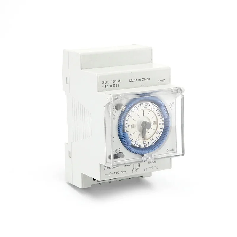 latest CE certified mechanical timer switch SUL181D 96 times on/off per day time set range 15 mins timer mechanical 24H timer