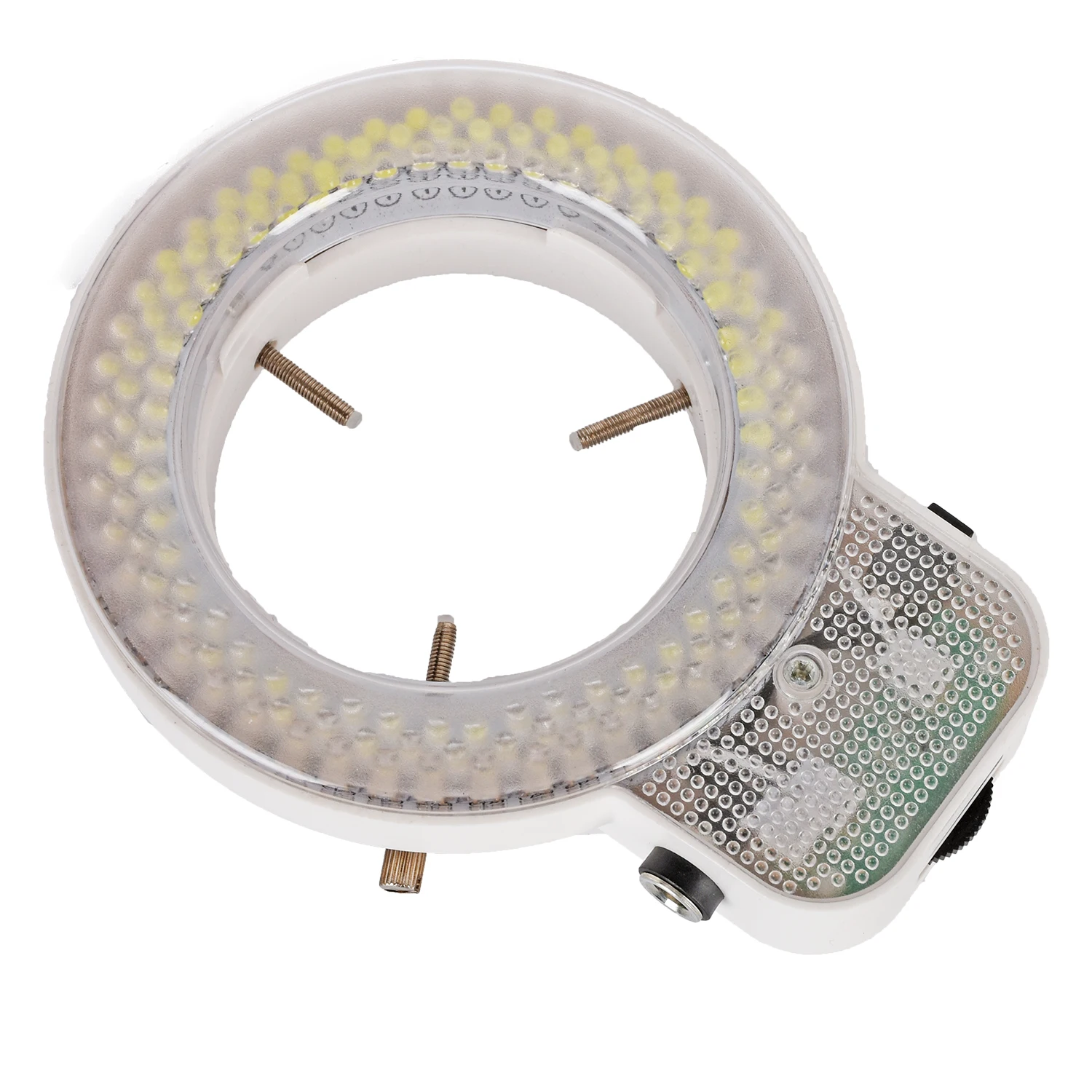 KOPPACE 144 LED خرزة مصباح 61 مم واجهة التثبيت مجهر ستيريو مصدر إضاءة حلقي قابل للتعديل