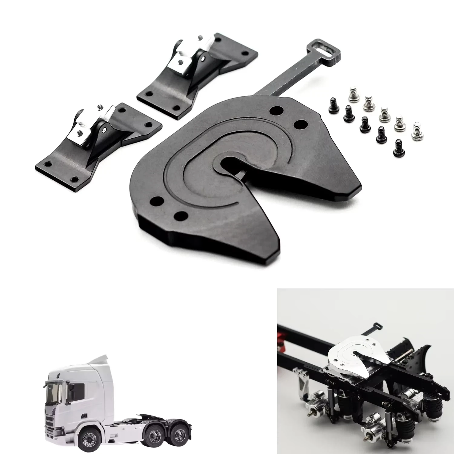 

Orlandoo Hunter Metal Grinding Disc Finished Main Body Rc Truck Upgrade Parts For Lz0052 T01 1/32 Scale Rc Tractor Head