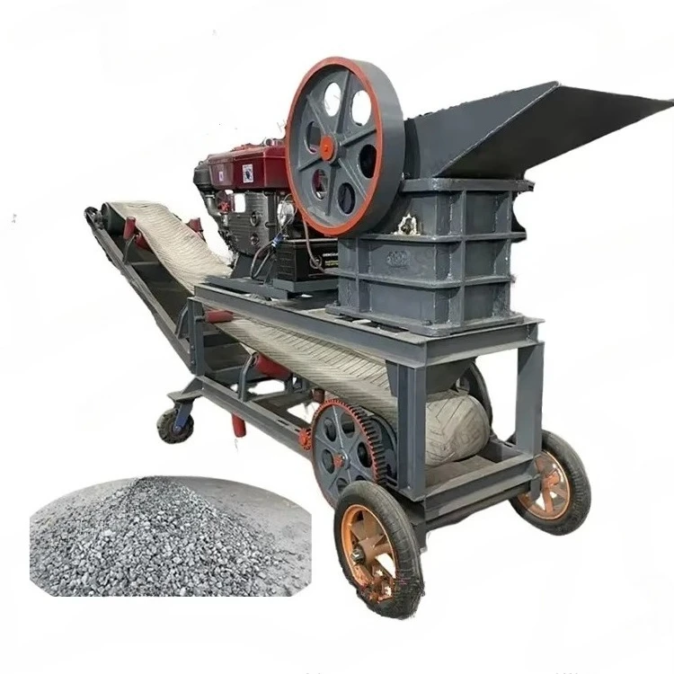 Manufacturers Large Stone Construction Waste Rubble Jaw Crusher Mobile Crushing Plant Mobile Stone Crusher