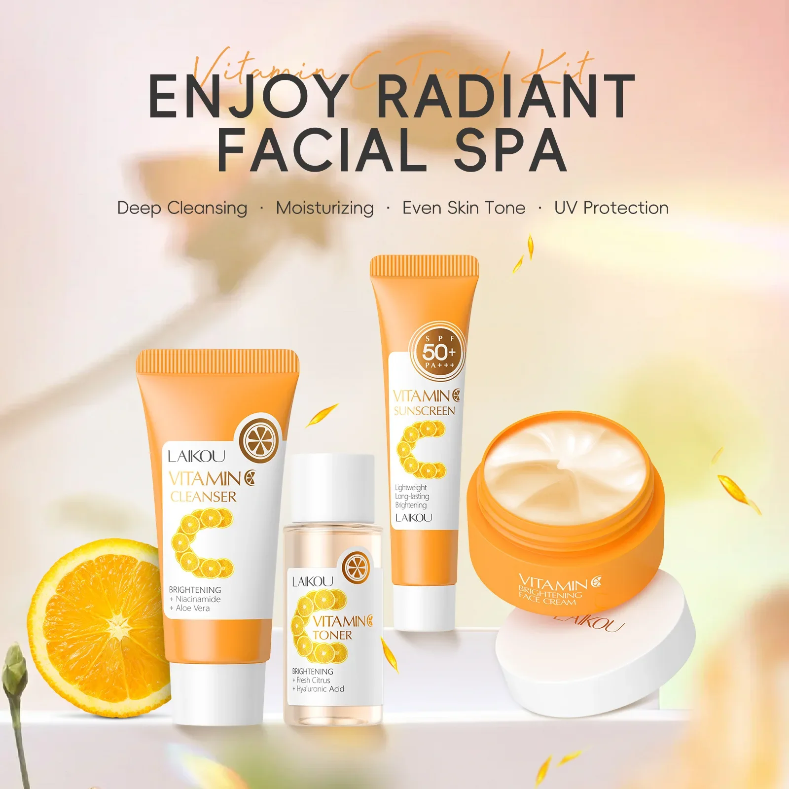 4Pcs Vitamin C Face… - image