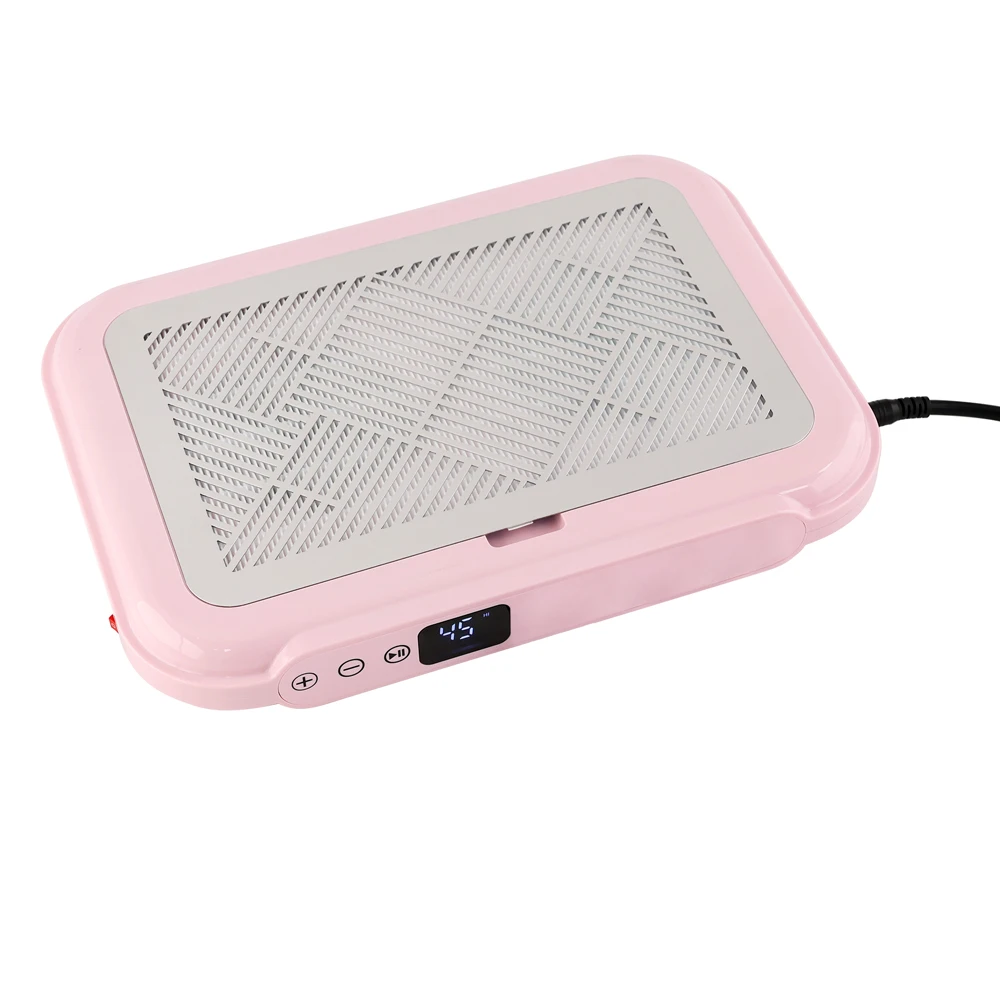 Powerful Manicure Machine Suction 170w 2 Fans Nail Dust Collector Vacuum Cleaner Nail Art Suction with Removable Filter Screen