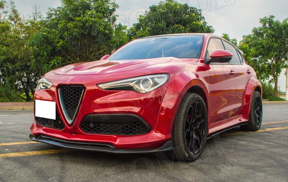

Накладки на пороги VACOMUL из карбона для Alfa Romeo Stelvio 2017-2019, защита бампера, стайлинг автомобиля