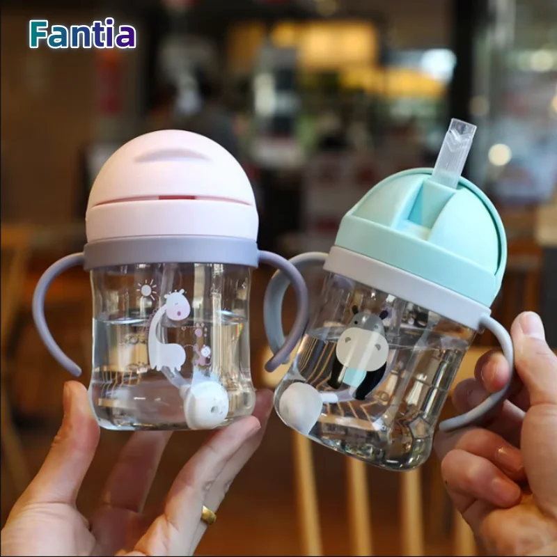 كوب شرب من القش لهدايا عيد الفصح ، كوب ماء للتعلم ، هدايا عيد الميلاد وعيد الميلاد #1