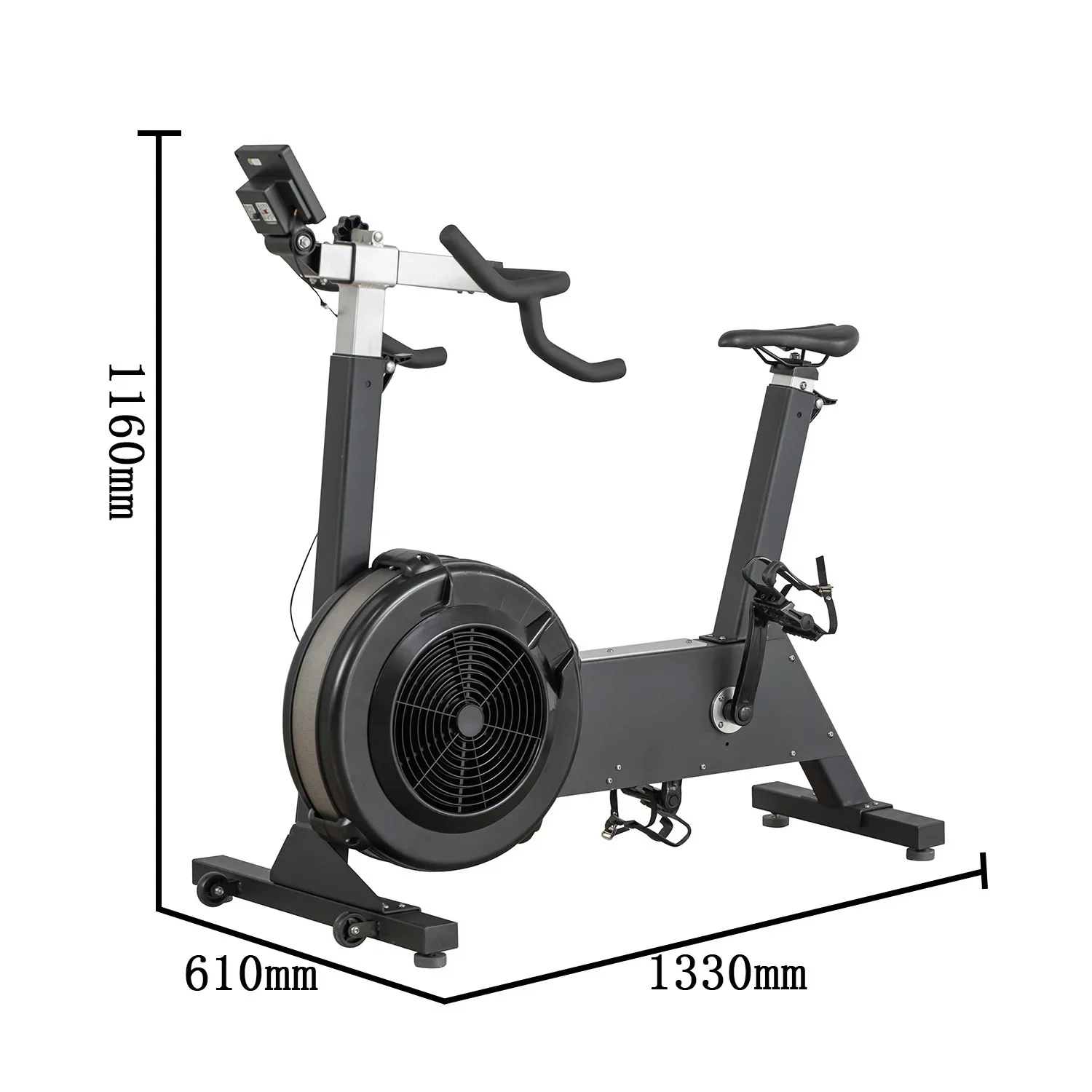 # l Commercial Air Resnce Bike Upright Exercise Bike Gym Indoor aerobics commercial shape burning