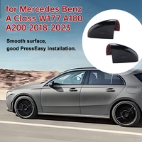 A32U-1Pair Rearview Mirror Shell For Mercedes Benz A Class W177 A180 A200 2018-2023 Side Mirror Cover Protective Decoration