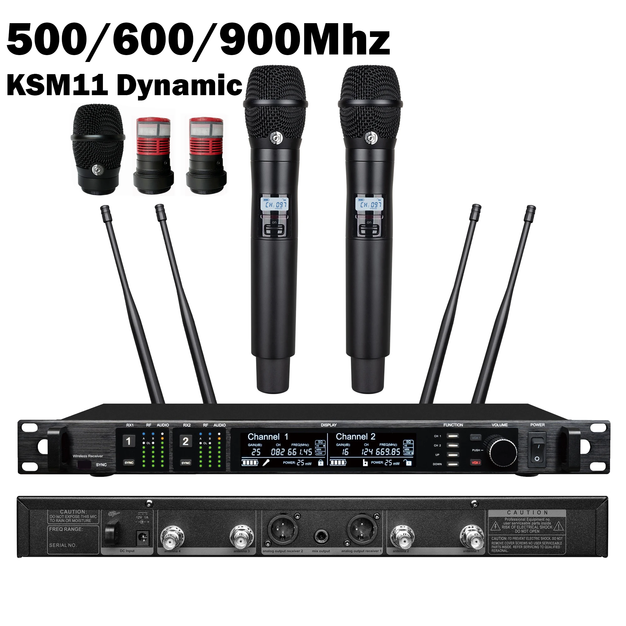 Leicozic SM BETA58 500 600 900 Mhz AD4D KSM11 Dynamische draadloze microfoon Professionele hoofddeksels Microfono voor podiumgebruik / thuis