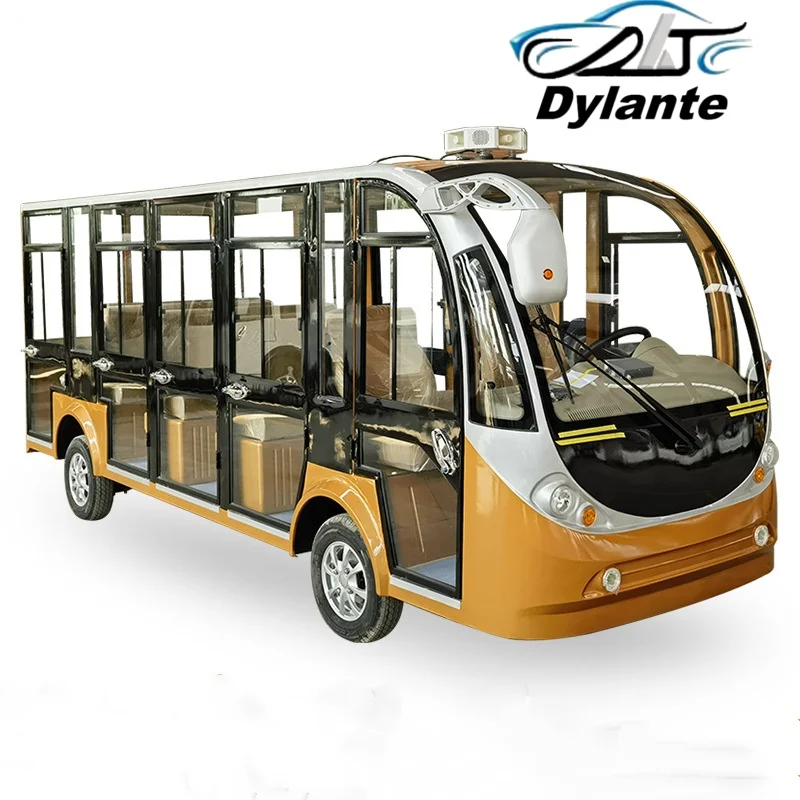 حافلة مكوكية فاخرة سيارة كهربائية حافلة لمشاهدة معالم المدينة بطارية ليثيوم تعمل بالطاقة جولة حافلة 7000 واط عالية الطاقة مدينة مركبة حافلة كهربائية #5