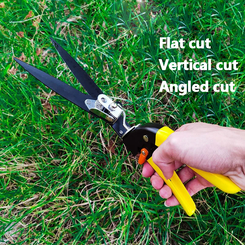 Rotating Plastic Handle Anti-Slip Grip Horticultural Pruning Shears For Garden Maintenance Flower Trimming & Floral Arrangements