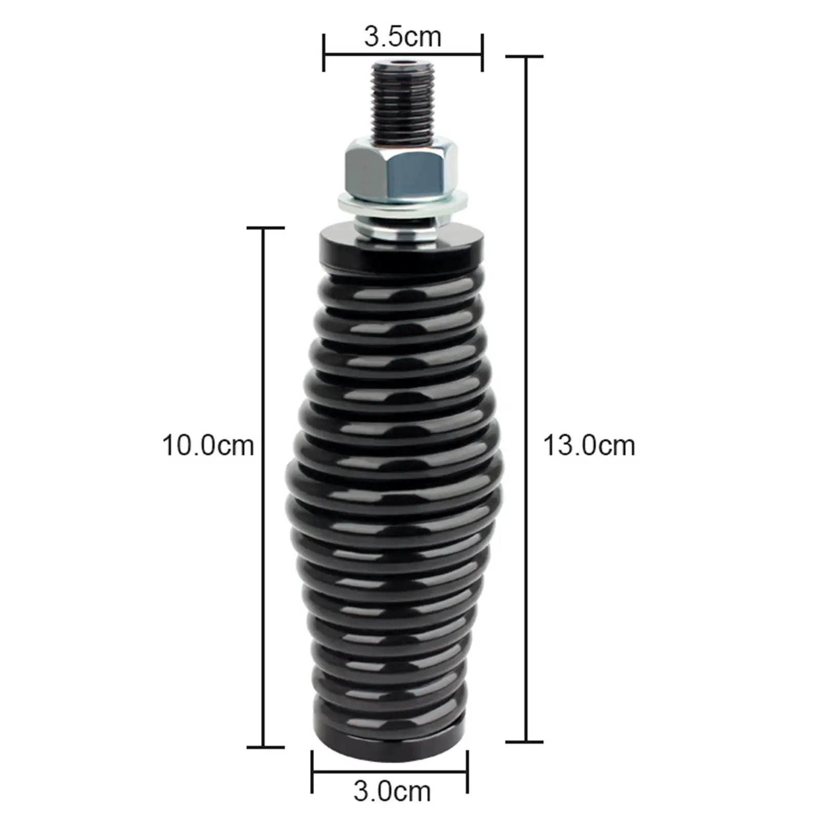 LED Whips Light Spring Mounted Easy Installation Replaces Shock Absorbing Heavy Duty Dune Flag Mount for ATV Car UTV