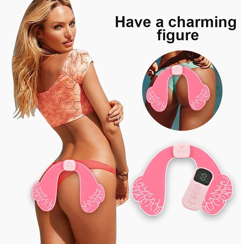 

Butt Lifter EMS Device - Portable Wireless Hip Trainer with Remote, Electric Massager for Firming & Enhancing Buttocks