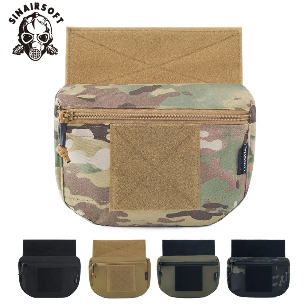 Tactical Vest Fanny Pack Belly Bag Plate Carriers Pocket Chest Rig Drop Pouch Hook Loop Upgrade Accessories Sub Package FCPC V5