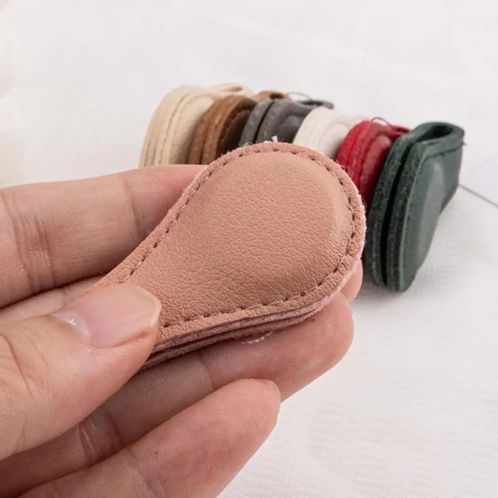 10cm Magnetic Faux Leather Bookmark Secure Magnetic Clip Page Markers Lightweight Design Reading Handmade Bookmark Magnet Holder