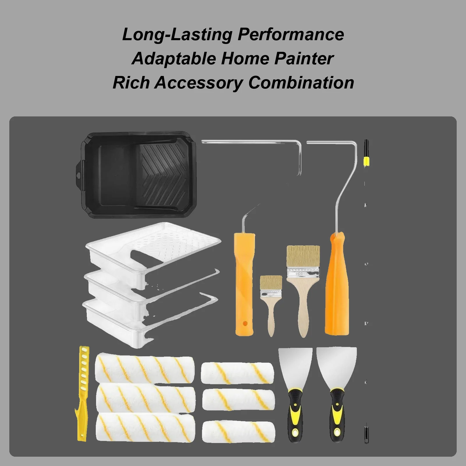

Роликовая кисть для рисования Многофункциональный малярный валик с телескопической стойкой для проектов дома Аксессуар для ремонта