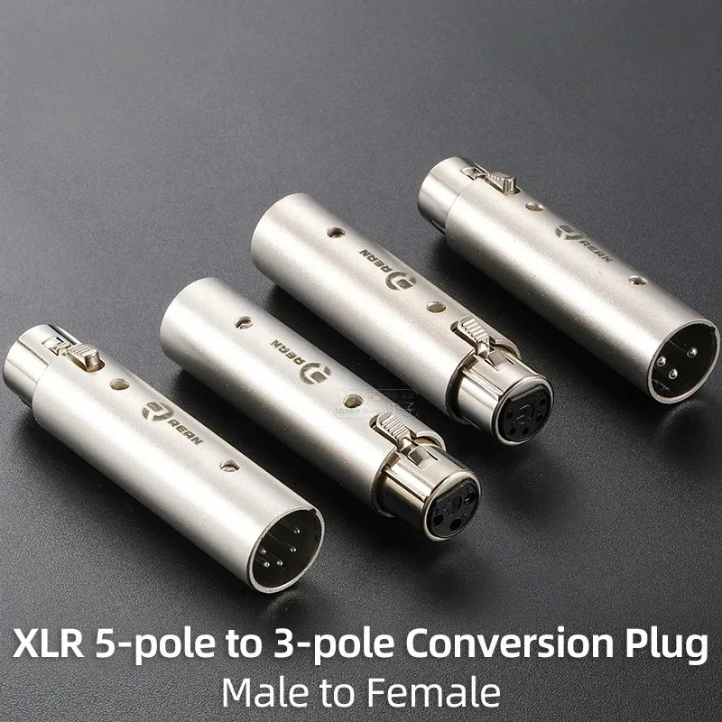 

1 шт. адаптер XLR 5-контактный разъем «мама» на 3-контактный разъем «папа» на 3-контактный разъем XLR «мама» DMX512 Разъем для стыковки сигнала сценического света