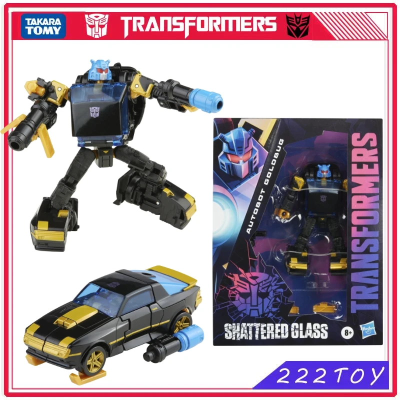 

New Takara Tomy Transformers Shattered Glass Deluxe Class Autobot Goldbug Action Figure Robot Toys Gifts Hobbies Anime Figures