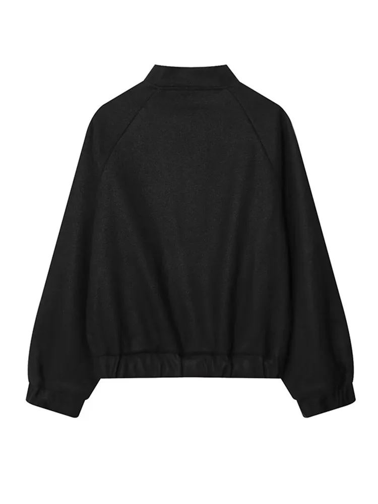 

Women Red jacket Coat Casual Single Breasted Long Sleeve Female Coats 2025 Fashion Loose O-Neck Office Lady Outwear
