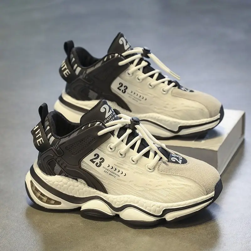 

Kids Waterproof High Top Sneakers Chunky Shoes for Boys Girls Autumn Winter Outdoor Running Shoes Big Kids School Students