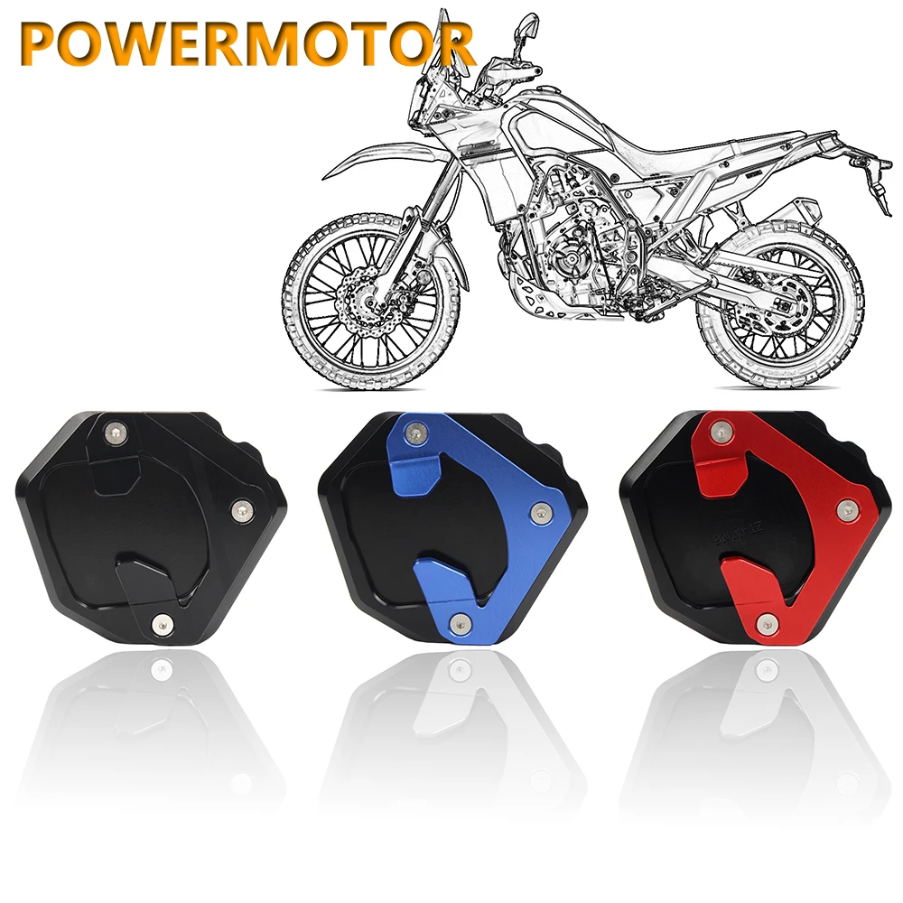 

Motorcycle CNC Kickstand Extension Plate Foot Side Stand Enlarge pad For YAMAHA TENERE 700 Tenere700 XTZ 700 XTZ700 2019-2023