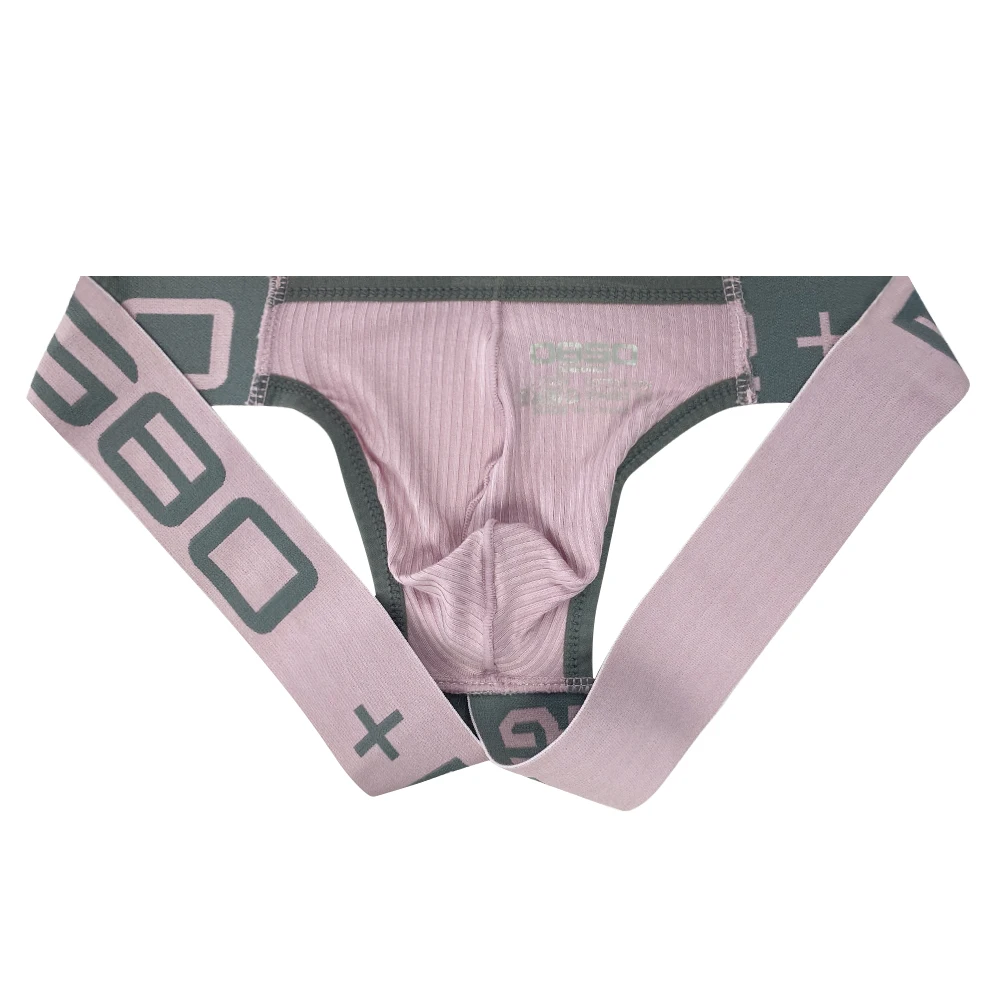 الرجال سراويل حزام رياضي الرجال الملابس الداخلية مثلي الجنس ثونغ رجل ملخصات بيكيني السروال زلة مثير حقيبة قطنية Cuecas سيور أوم G سلسلة #5