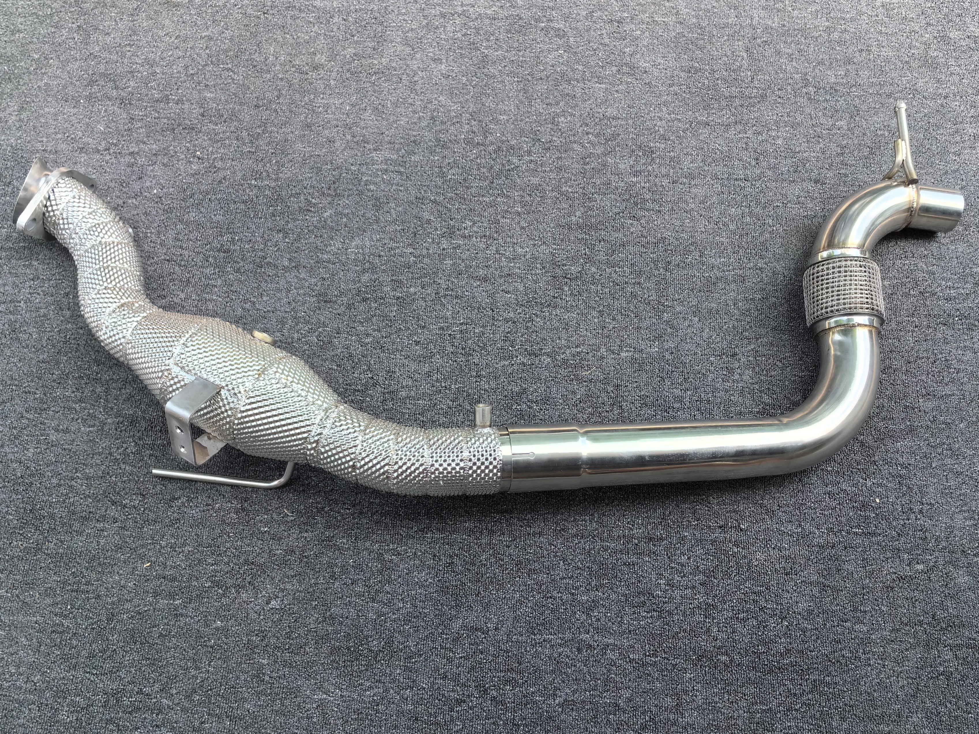 ACE Hochleistungs-Downpipe für Ford Mustang 2.3T 2013-2018, Downpipe-Krümmer aus Edelstahl, Hochleistungs-Auspuffrohr – Detail 11