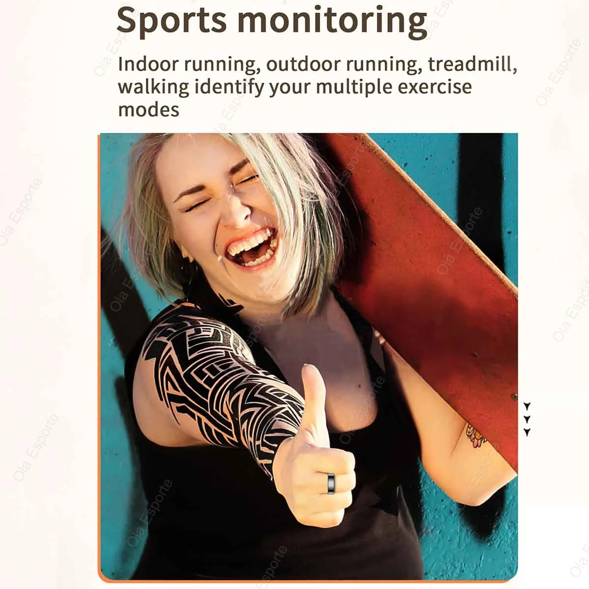 Smart Ring 2025 Smartring Localizzatore GPS Monitoraggio della salute IP68 Modalità multi-sport impermeabile Bluetooth Tracker del sonno Anello da dito Uomo